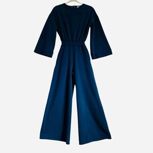 WARM FUN TERRY ULTIMATE COMFORT WIDE LEG JUMPSUIT SIZE XS